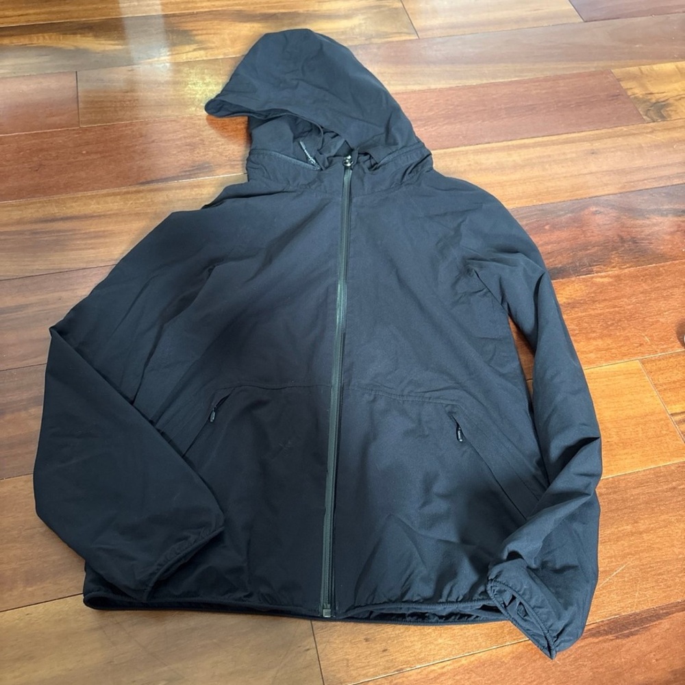 Ivivva Black Hooded Windbreaker